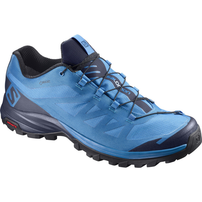 Chaussures De Randonnée Salomon Homme Bleu / Bleu Marine - Salomon OUTPATH GTX® - France (5824-SRHBP